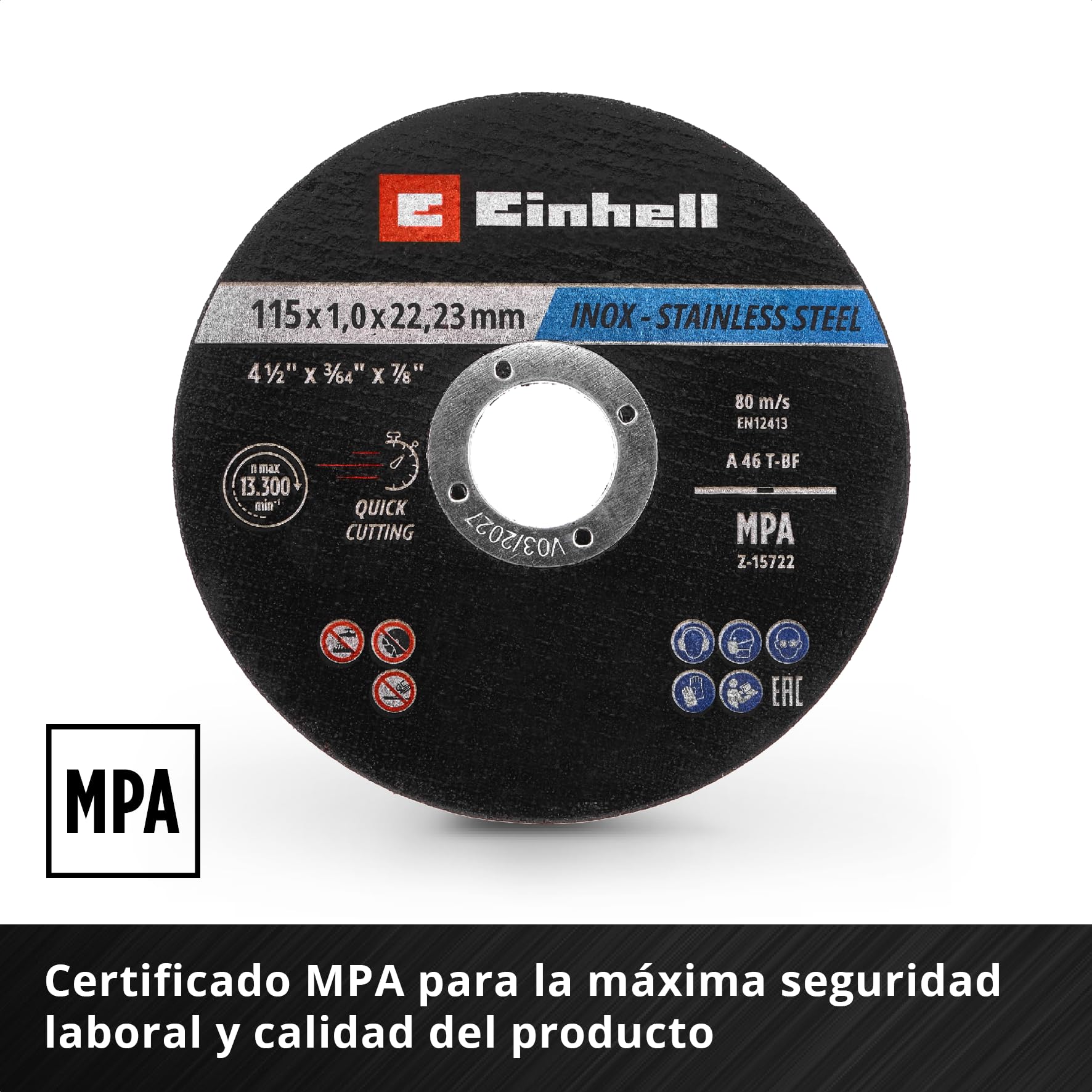 einhell-discos-de-corte-para-metal-originales-10-piezas-di-metro-115-mm-en-lata- image 4