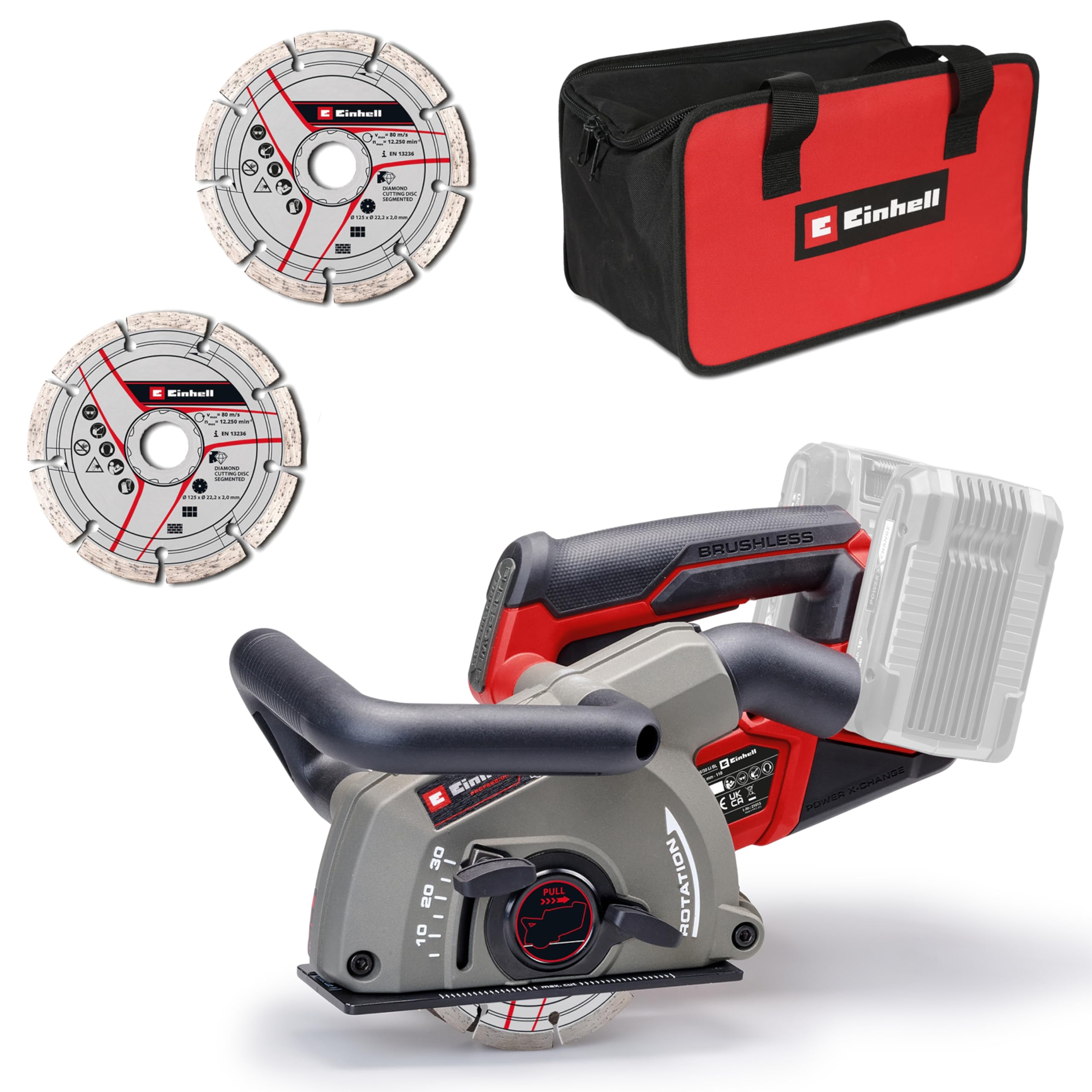 einhell-professional-rozadora-con-bater-a-tp-ma-36-30-li-bl-solo-power-x-change- image 1