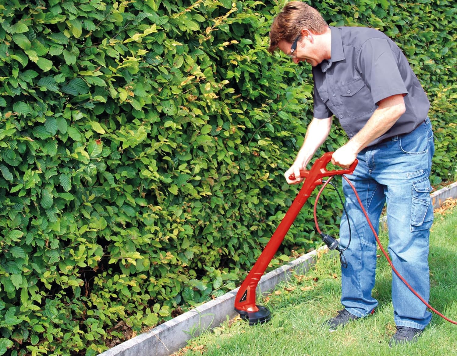 einhell-gc-et-2522-cortadora-de-c-sped-el-ctrica-250-w-ancho-de-corte-22-cm-dobl image 2