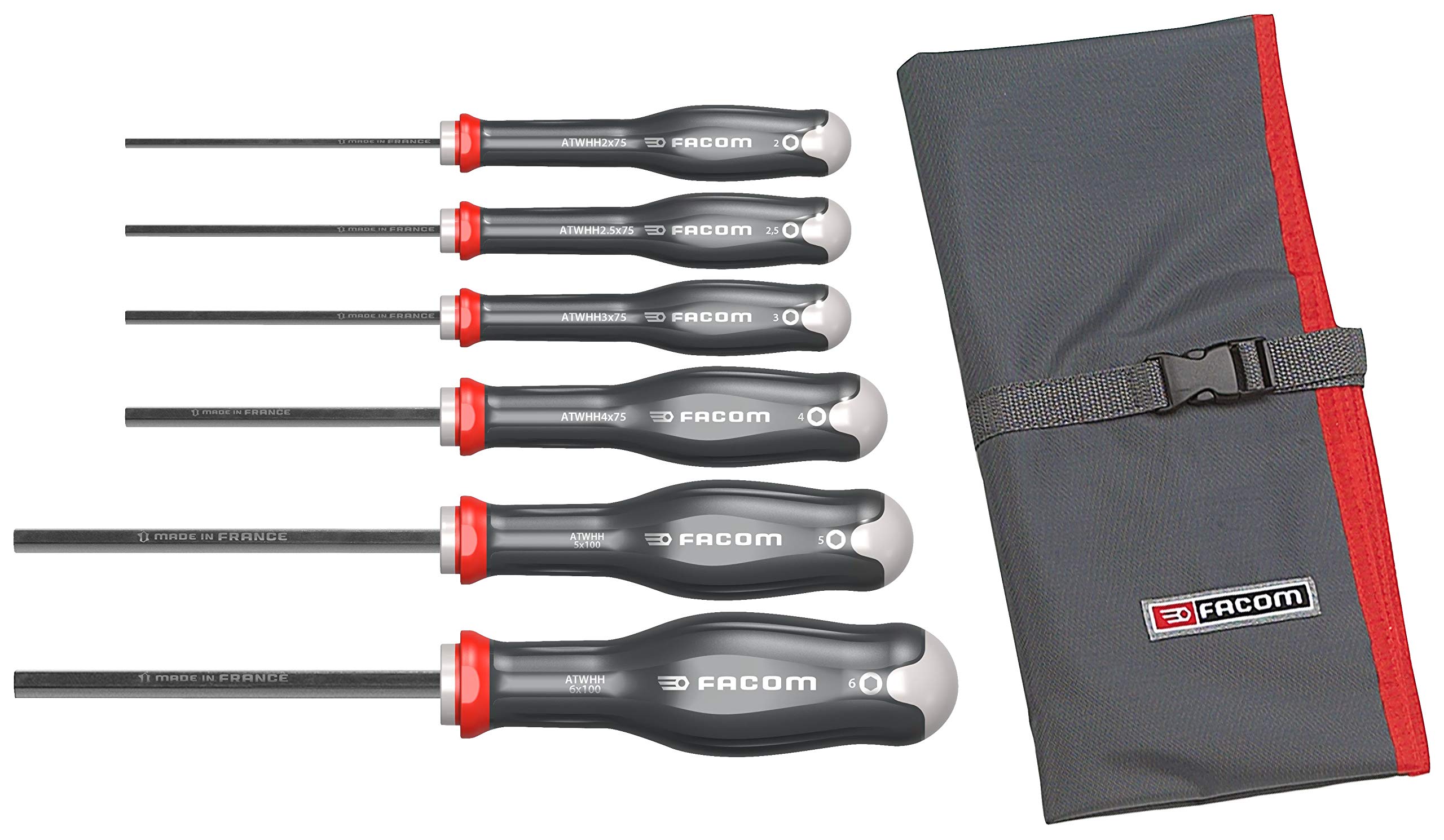 facom-atwhh-jt6-juego-de-6-destornilladores-hex-protwist-con-mango-soft-grip-tri image 1