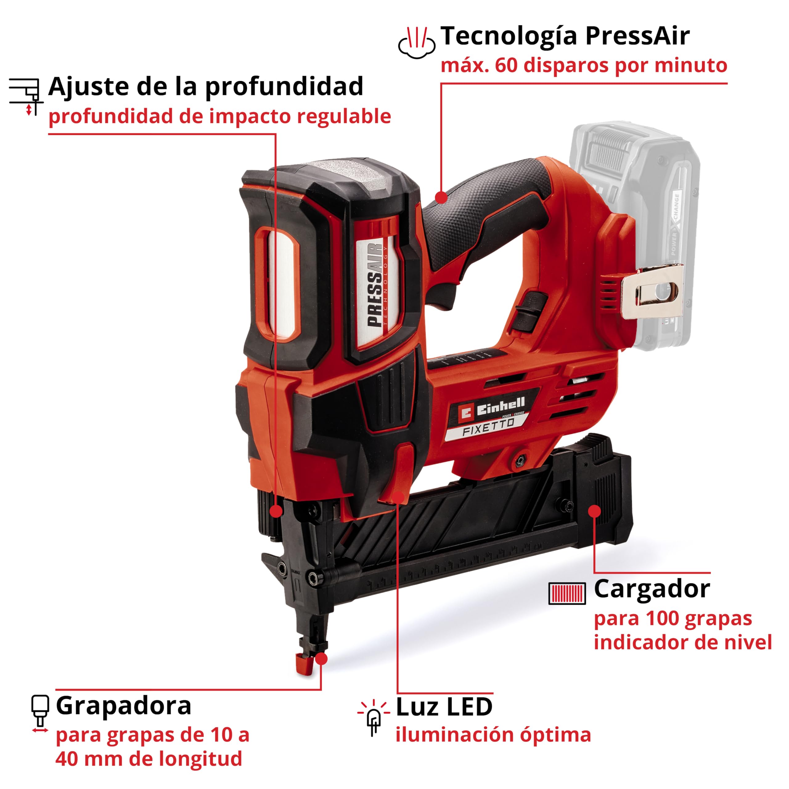 clavadora-a-bater-a-einhell-professional-fixetto-18-40-s-power-x-change-18v-60-g image 3