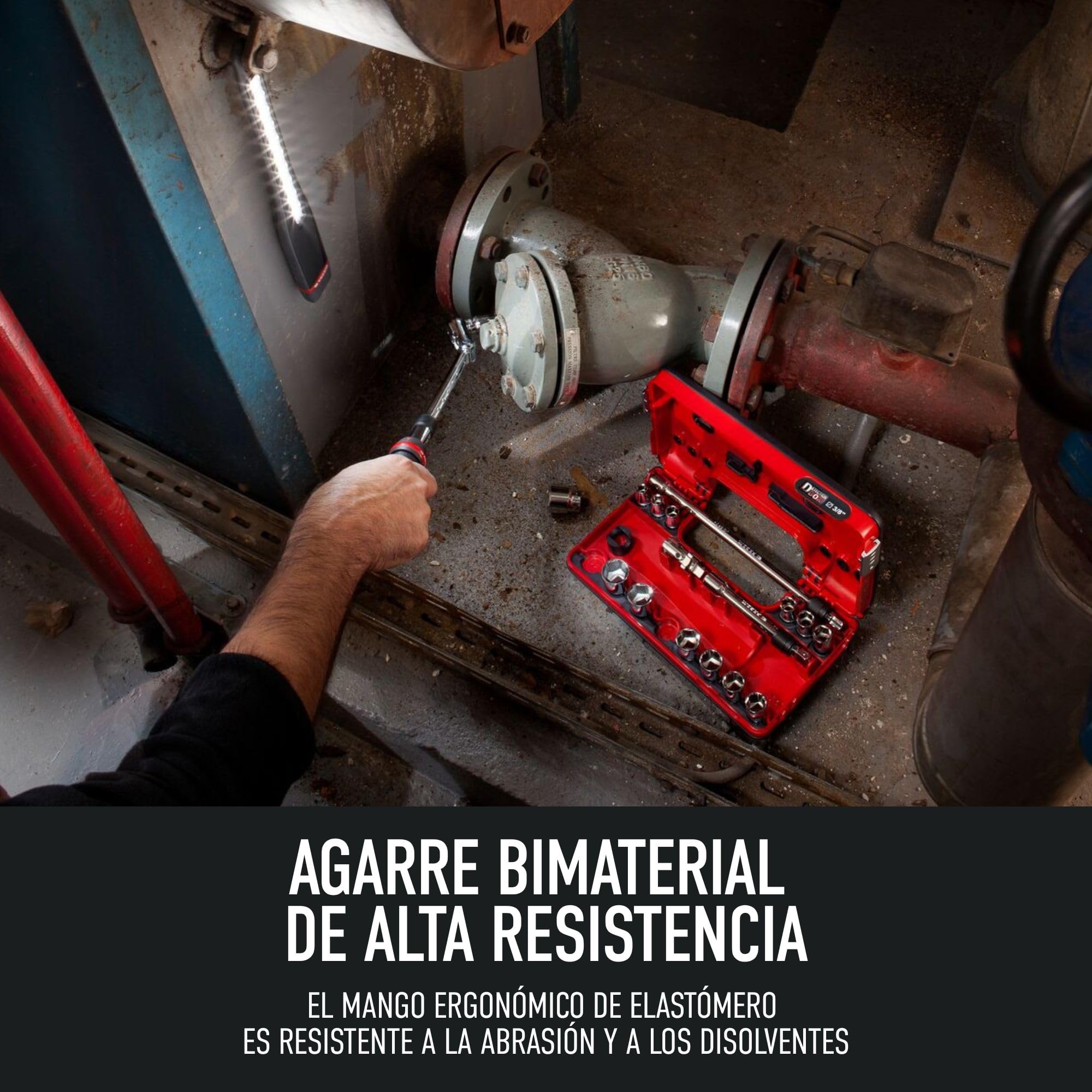 facom-jx-171-trinquete-articulado-extensible-de-3-8-72-dientes image 5