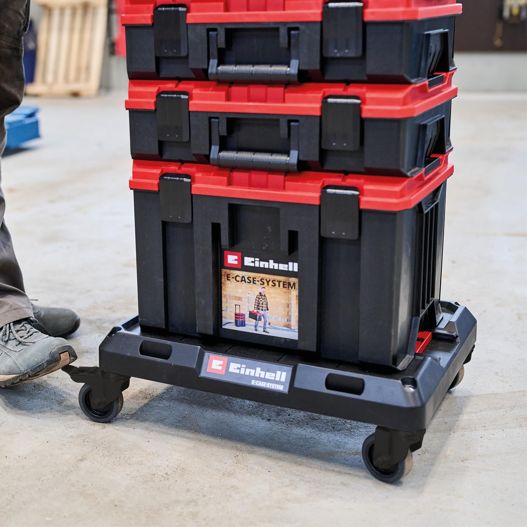 soporte-rodante-e-case-original-einhell-m-x-120-kg-ruedas-giratorias-bloqueables image 6