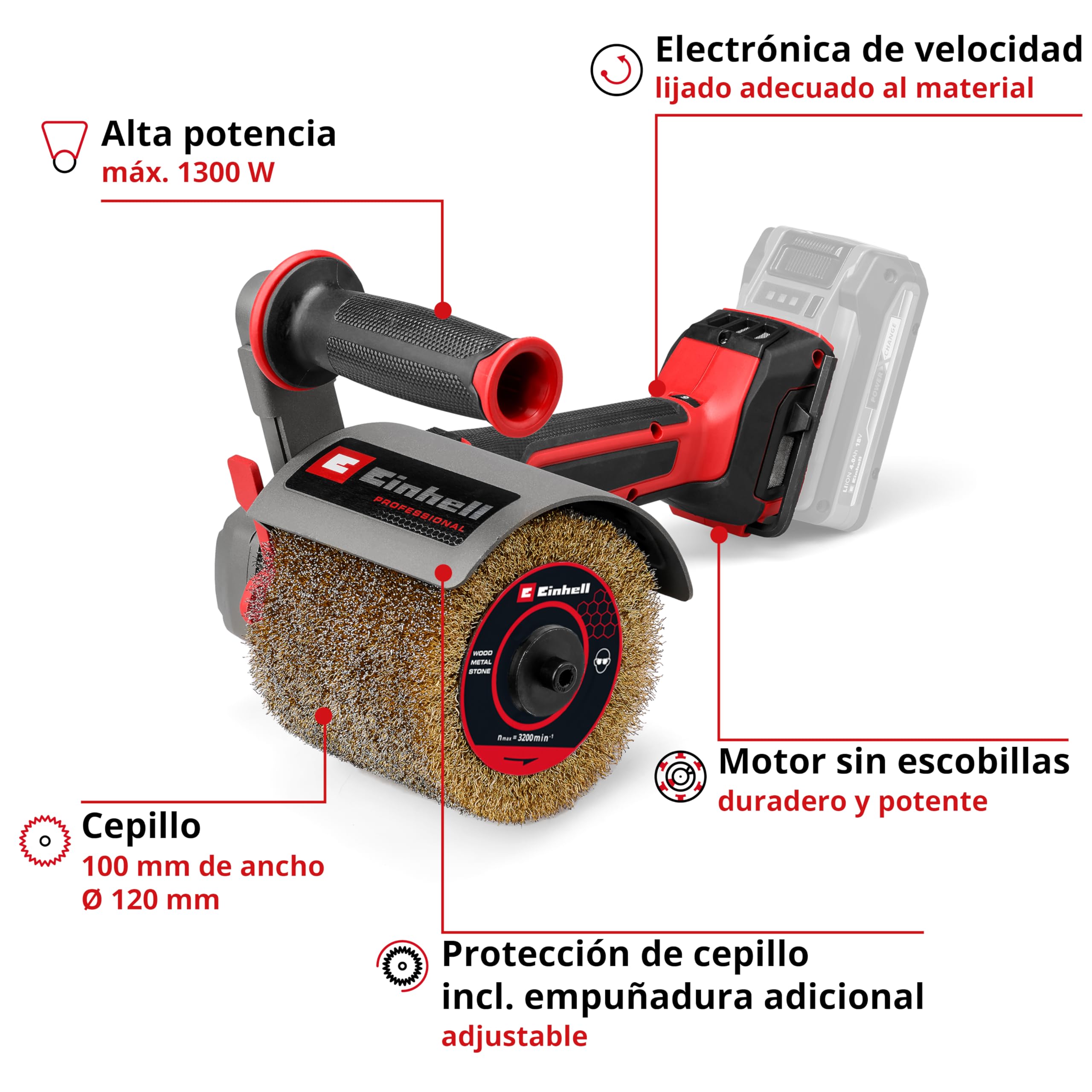 lijadora-de-cepillo-einhell-professional-tp-br-18-32-li-bl-solo-pxc-18-v-motor-s image 3