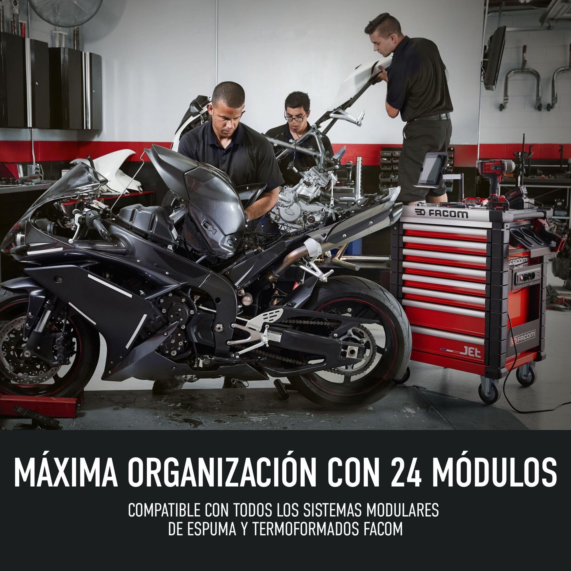 facom-armario-con-ruedas-jet-8m3a-8-cajones-24-m-dulos-encimera-xl image 3