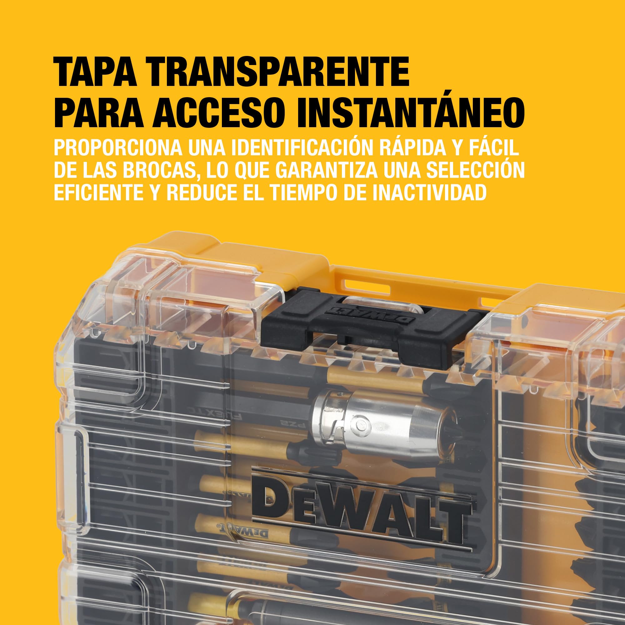 dewalt-juego-de-puntas-atornillar-extreme-flextorq-37-piezas-dt70731t-qz-con-alm image 5