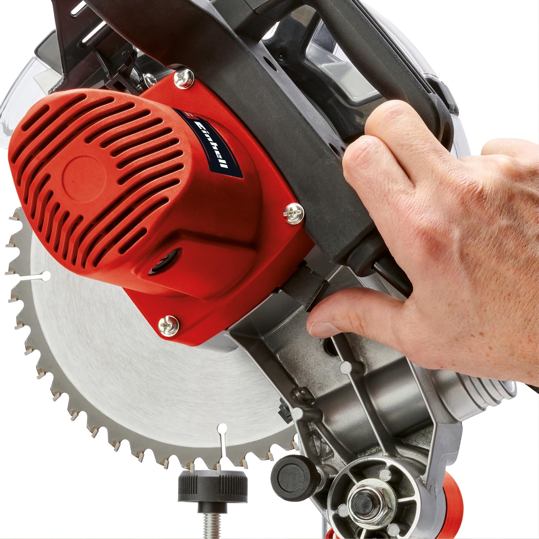einhell-tc-ms-2112-ingletadora-con-cable-1600w-5000-rpm-disco-210mm-corte-a-ingl image 7