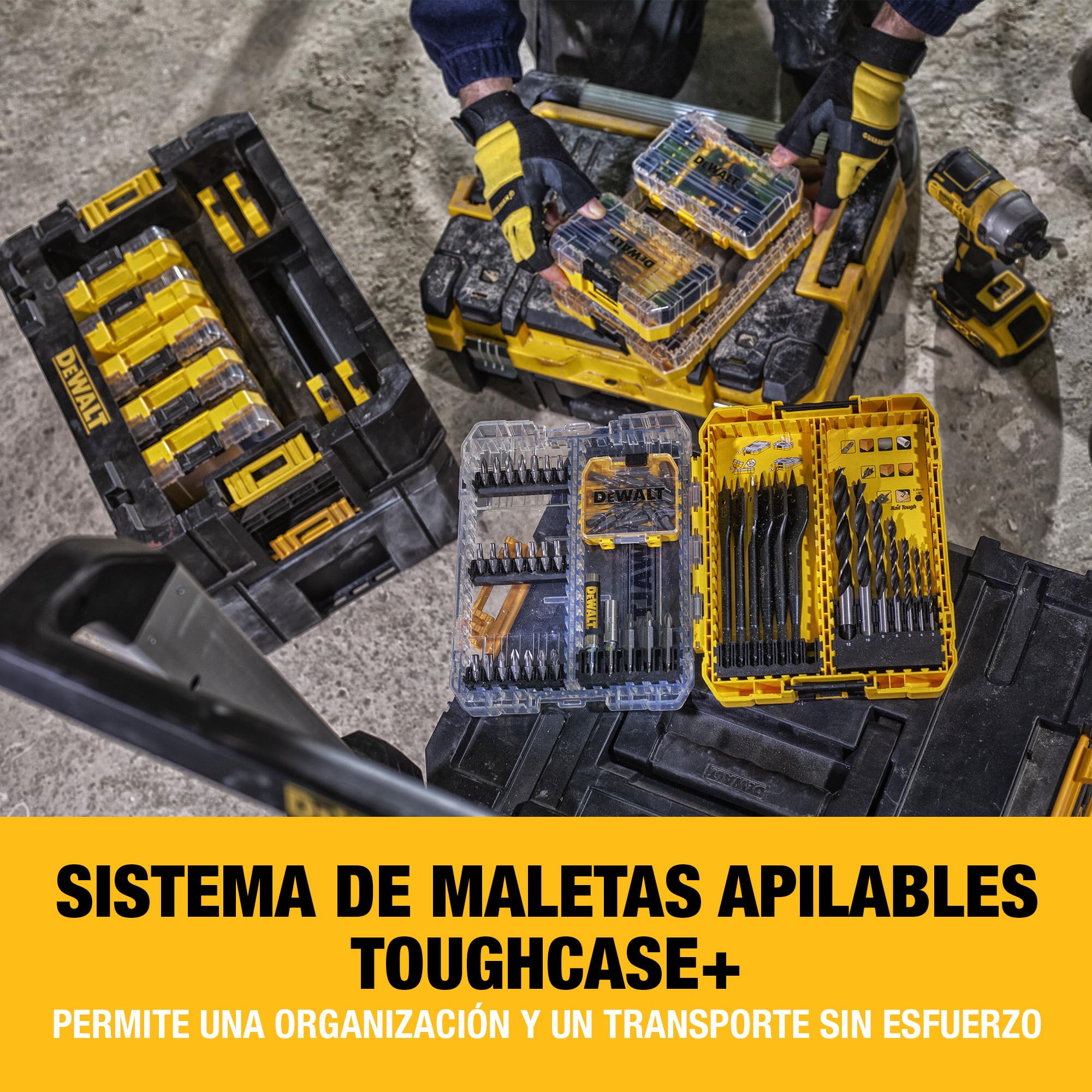 dewalt-juego-de-puntas-atornillar-extreme-flextorq-37-piezas-dt70731t-qz-con-alm image 2