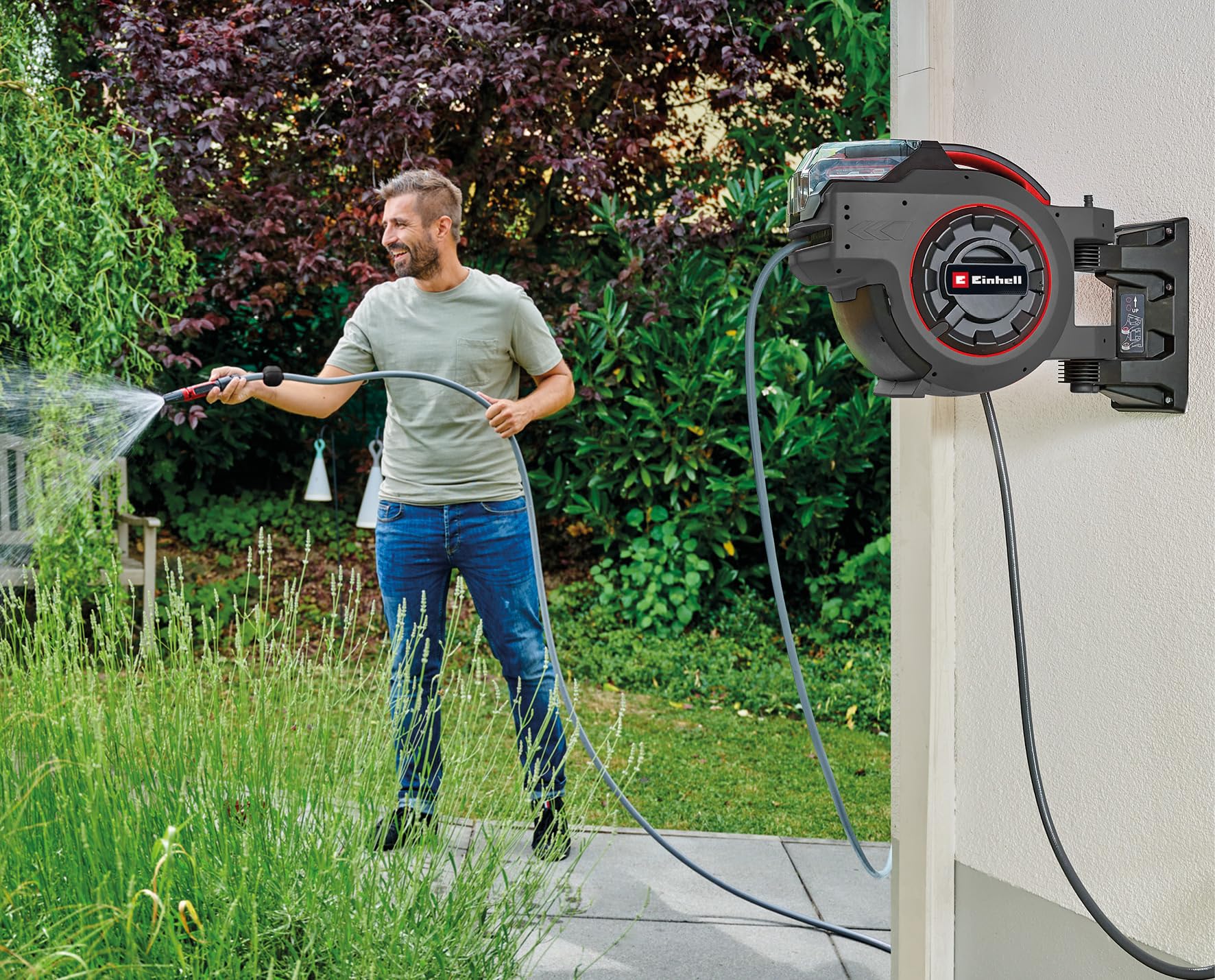 einhell-tambor-de-manguera-con-bater-a-ge-hr-18-30-1-li-solo-power-x-change-18v- image 4