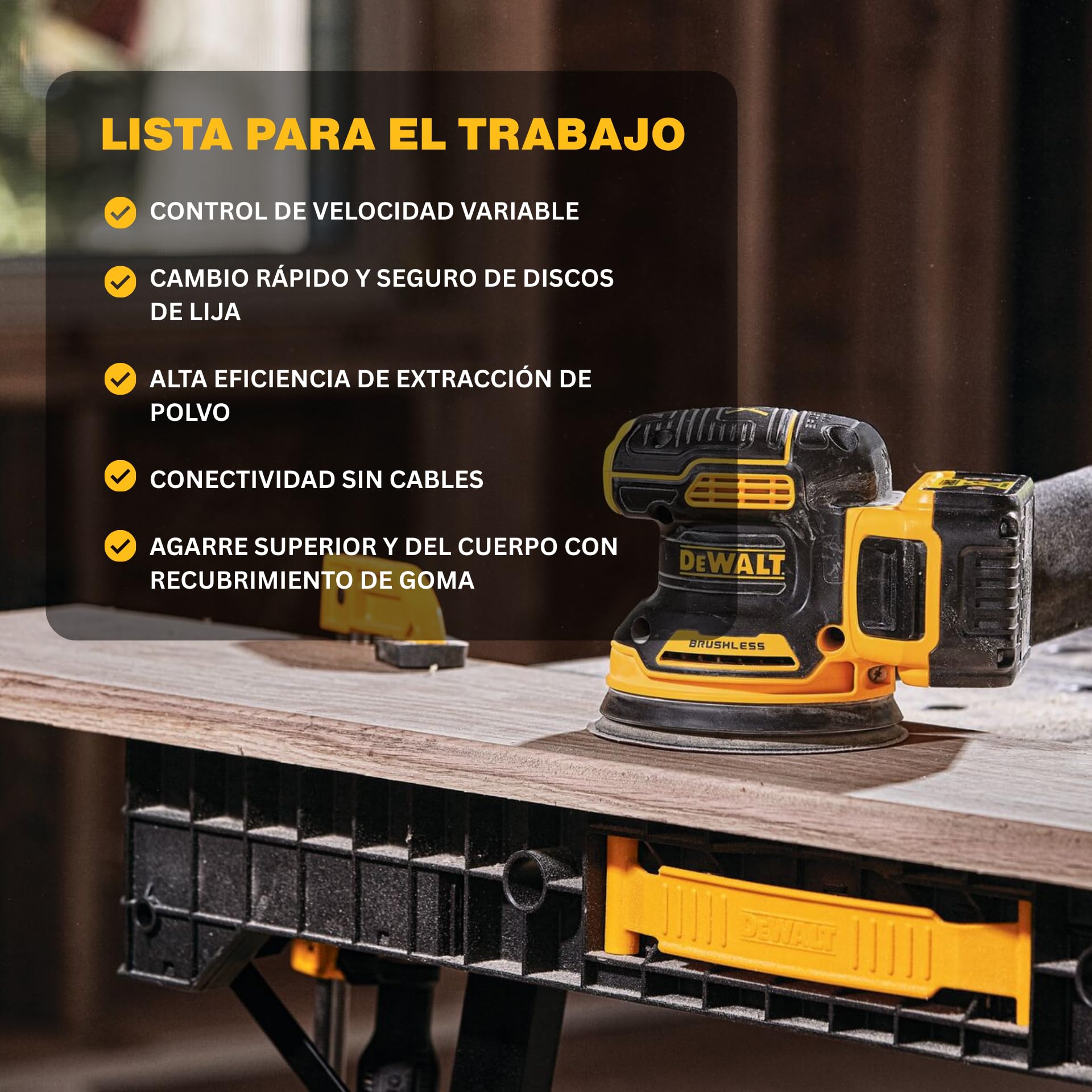 dewalt-lijadora-rotorbital-sin-escobillas-18v-xr-125-mm-dcw210nt-xj-con-malet-n- image 6