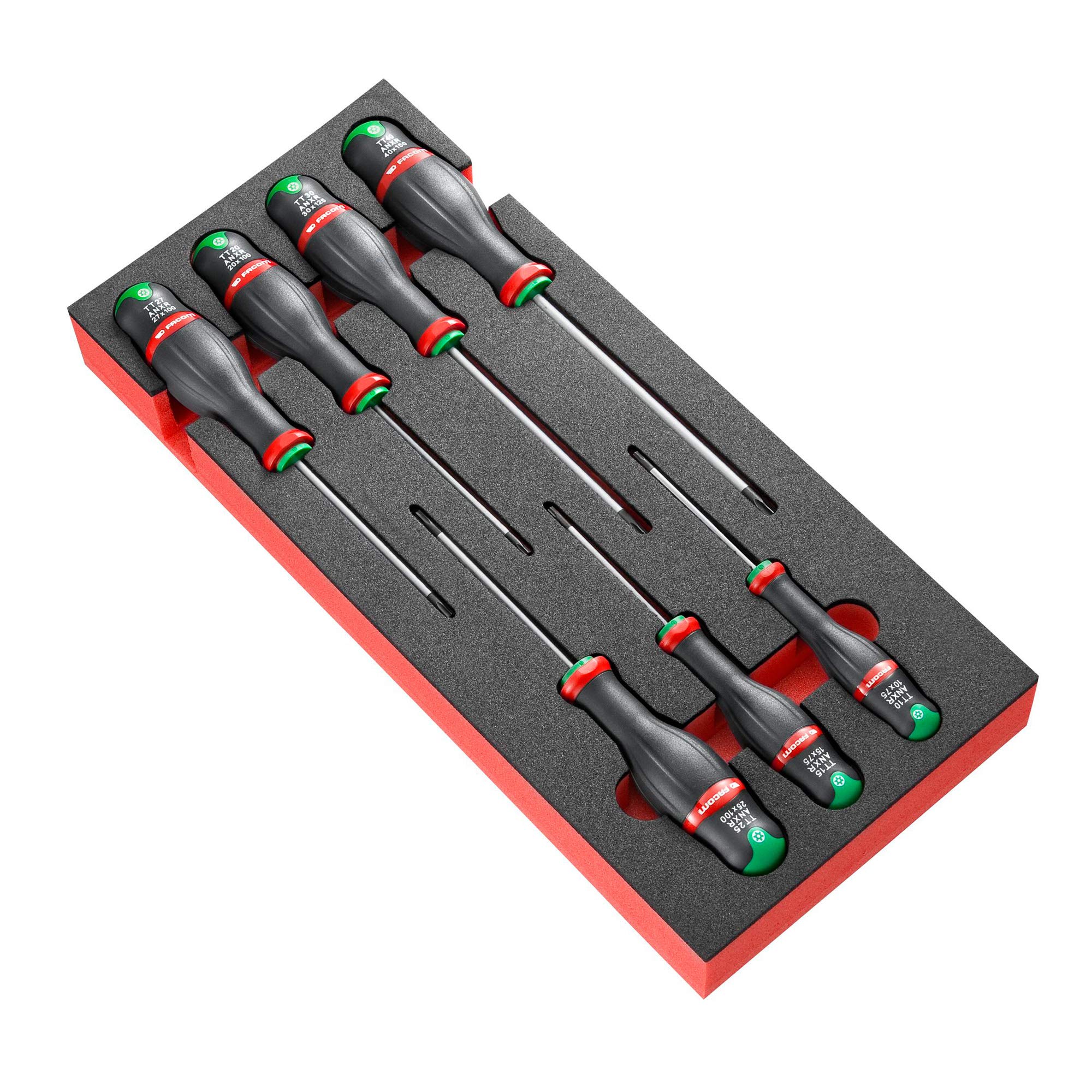facom-mod-atx-juego-de-7-destornilladores-torx-protwist-con-mango-soft-grip image 2