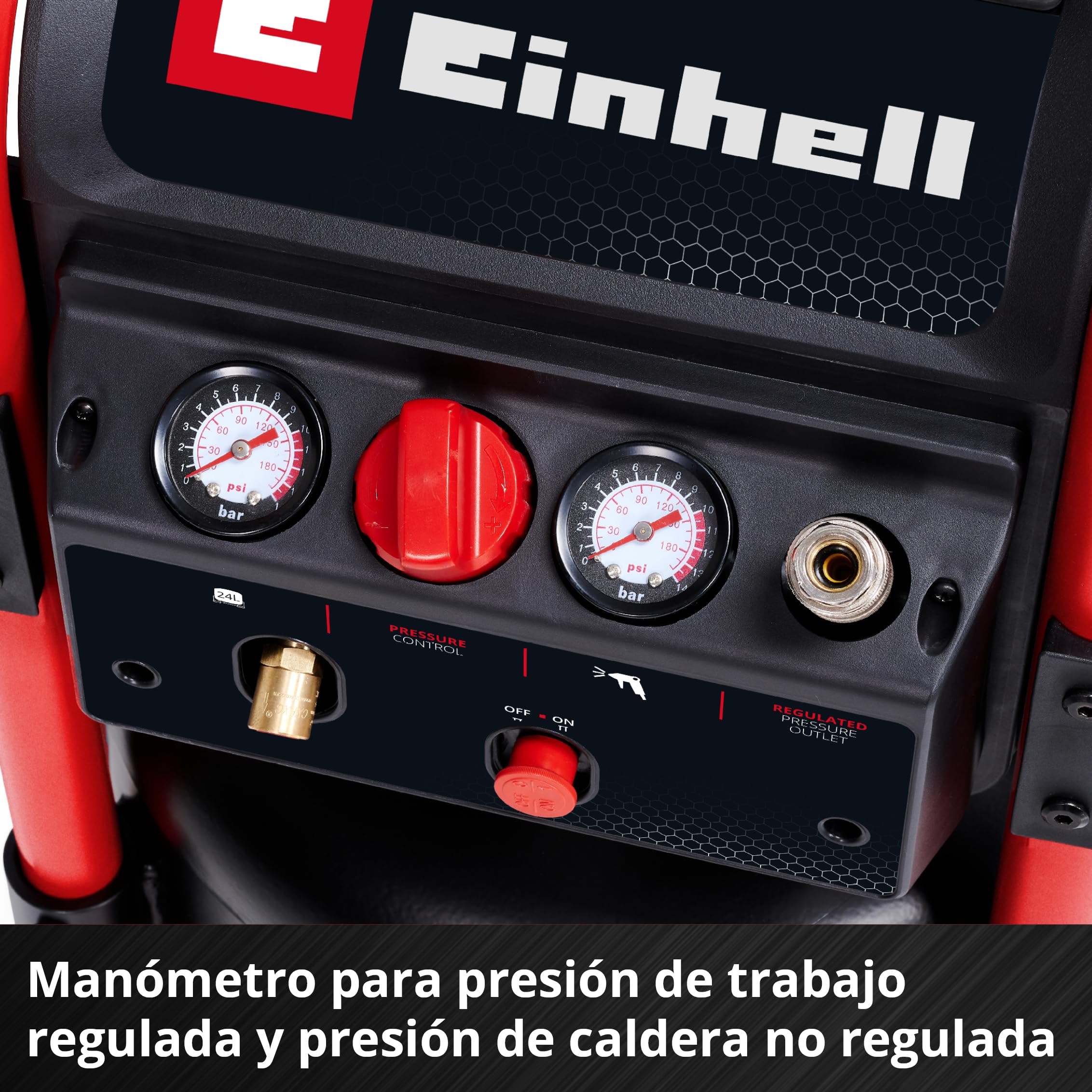 einhell-compresor-silencioso-te-ac-240-24-silent-1500-w-10-bar-24-l-sin-aceite-2 image 5