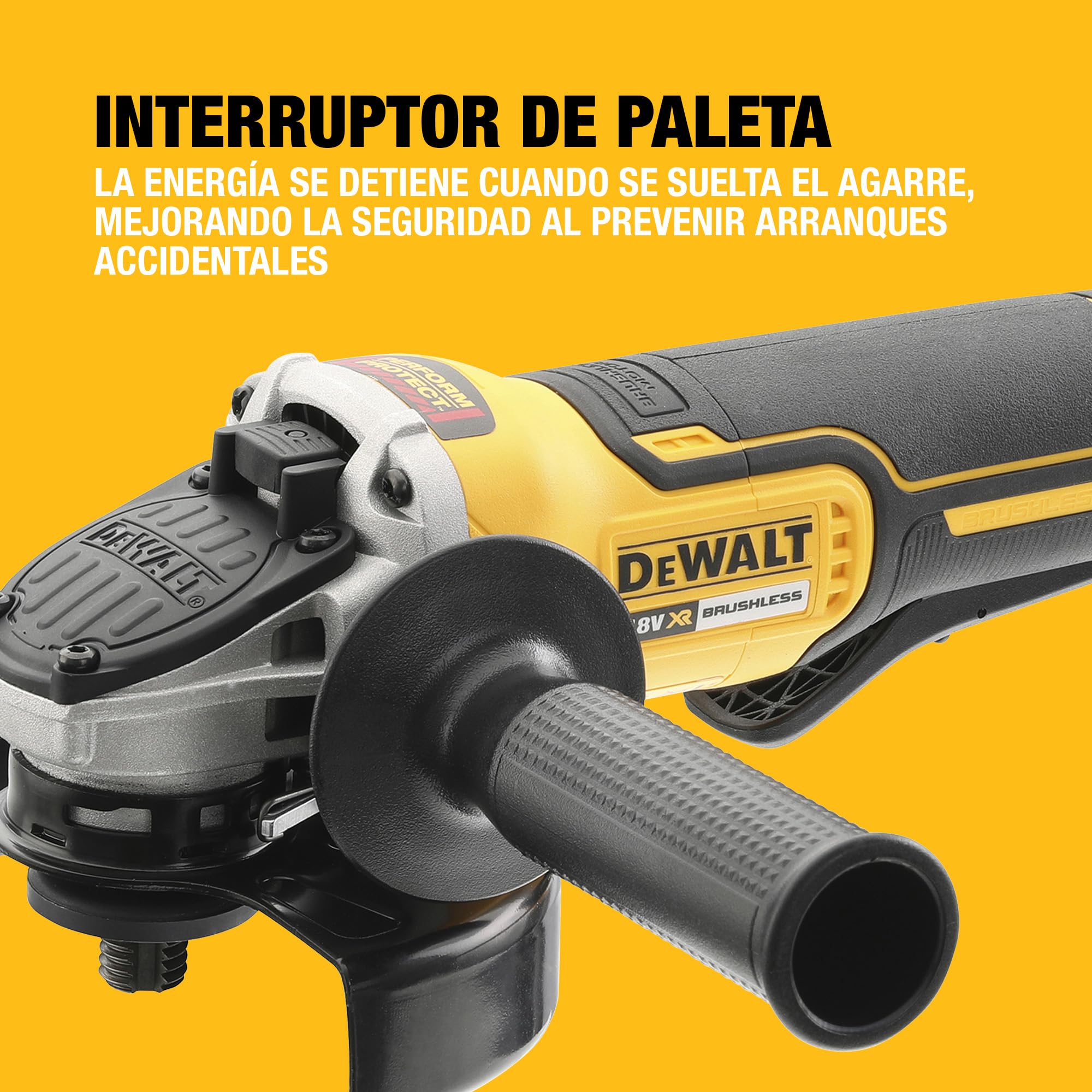 dewalt-amoladora-angular-125-mm-18v-xr-sin-escobillas-con-interruptor-de-paleta- image 8