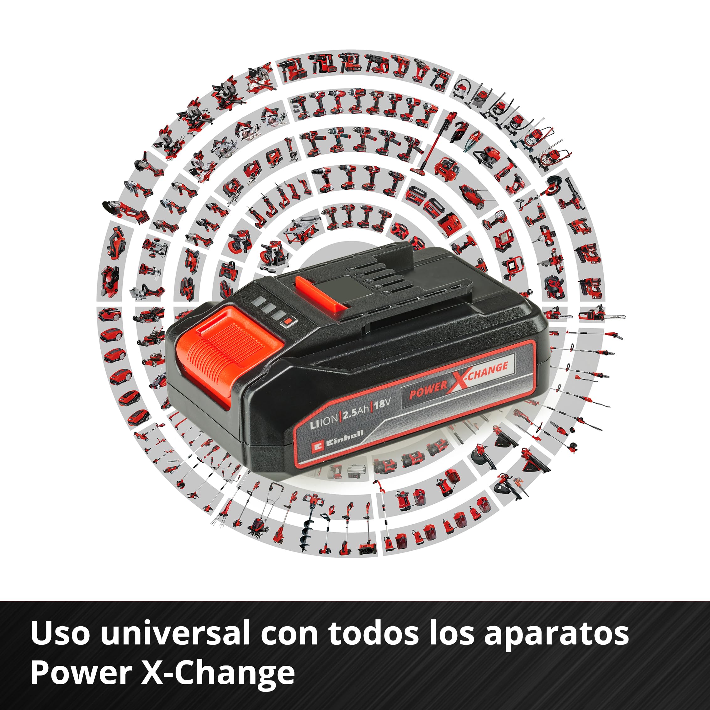 einhell-power-x-change-starter-kit-18v-2-5ah-bater-a-y-cargador image 6