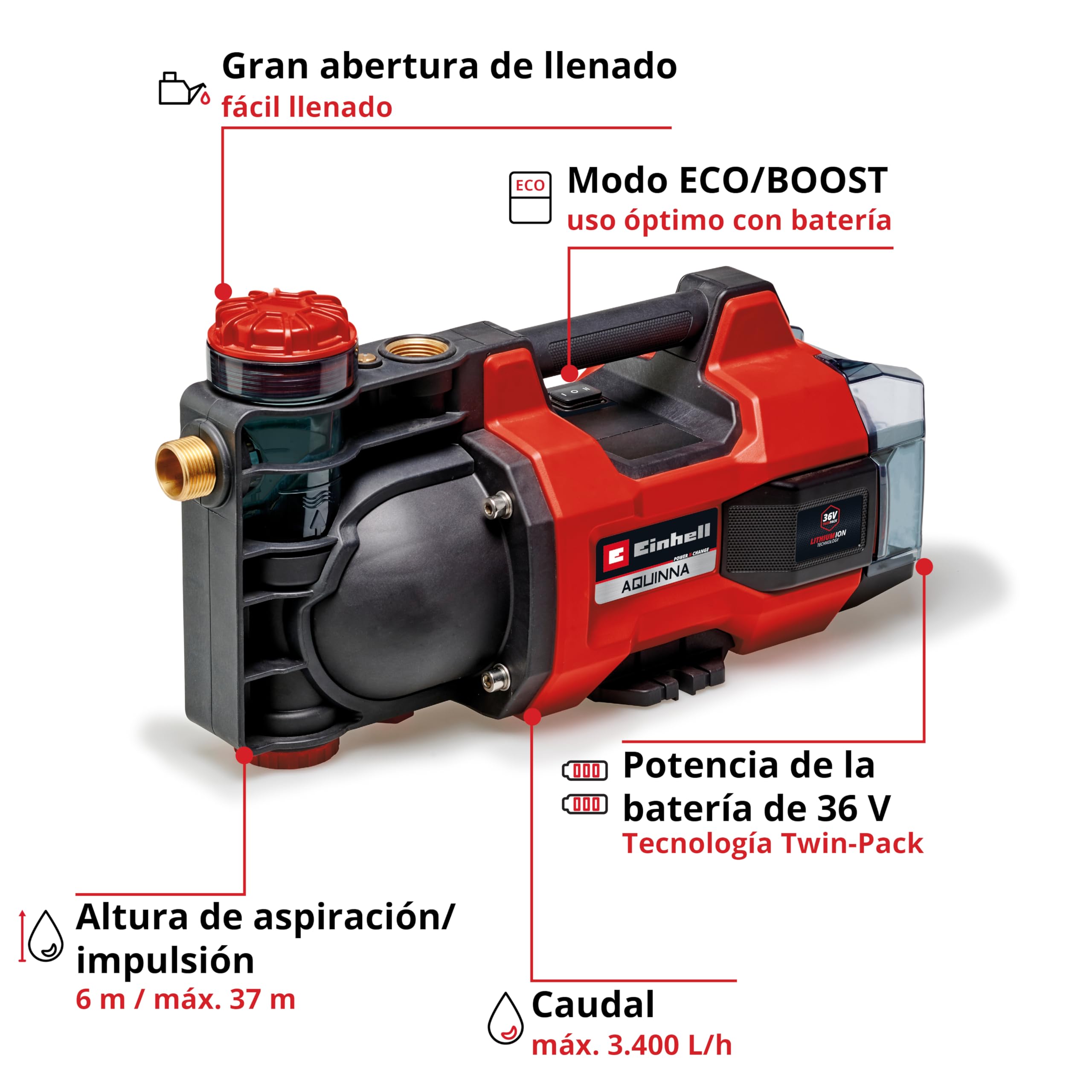 einhell-aquinna-36-34-bomba-de-jard-n-con-bater-a-36v-3400-l-h-37m-altura image 3