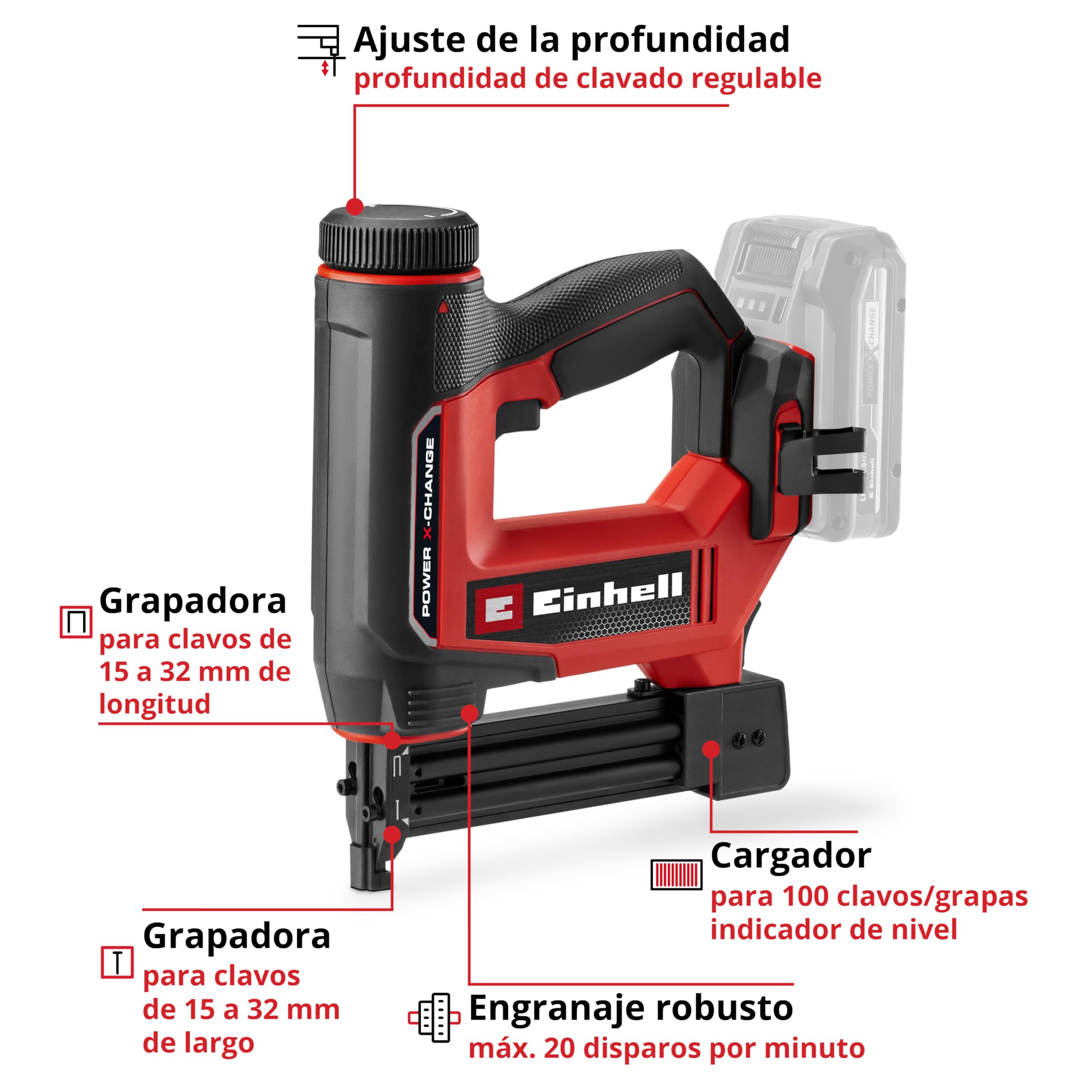 einhell-clavadora-grapadora-a-bater-a-te-cn-18-32-li-solo-power-x-change-18v-20- image 3