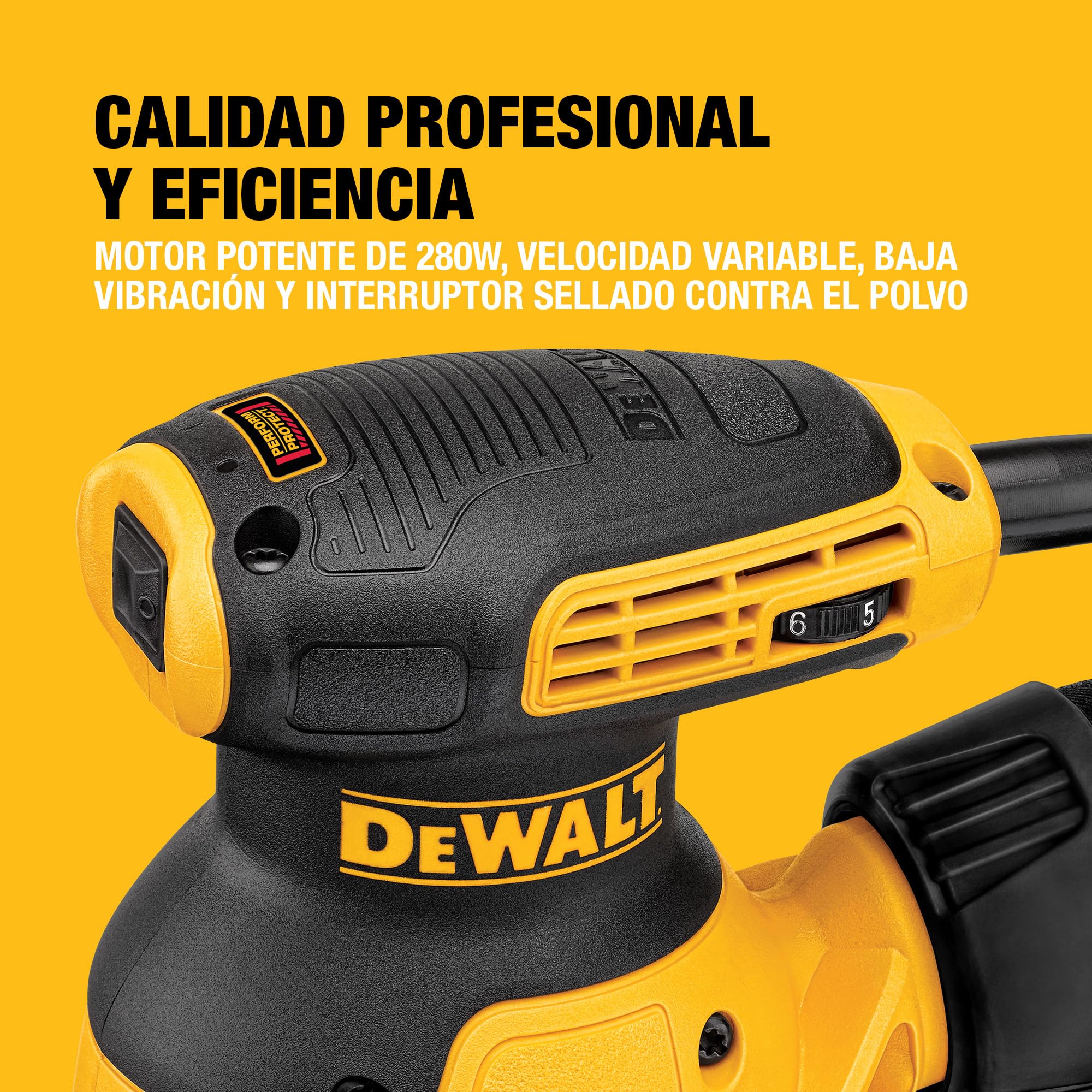 dewalt-lijadora-rotorbital-dwe6423-qs-280w-125mm-velocidad-variable-baja-vibraci image 2