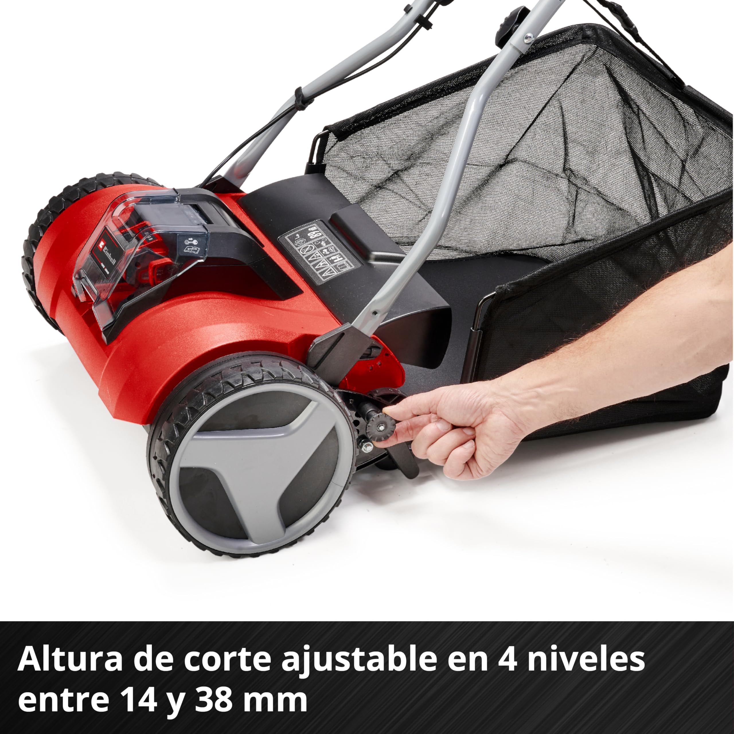 einhell-cortac-sped-a-bater-a-ge-hm-18-38-li-solo-pxc-18v-5-cuchillas-de-acero image 6