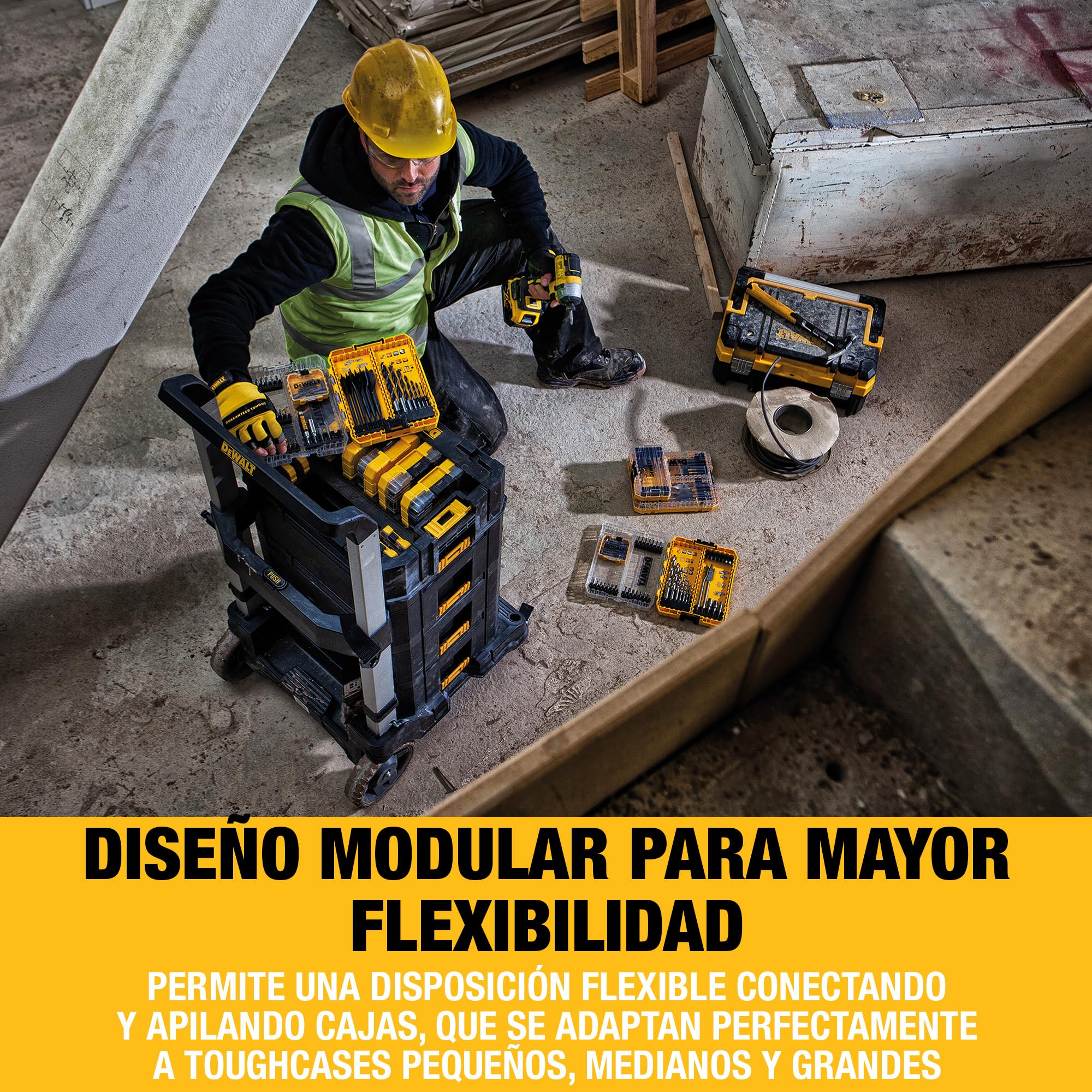 dewalt-juego-de-puntas-atornillar-extreme-flextorq-37-piezas-dt70731t-qz-con-alm image 3