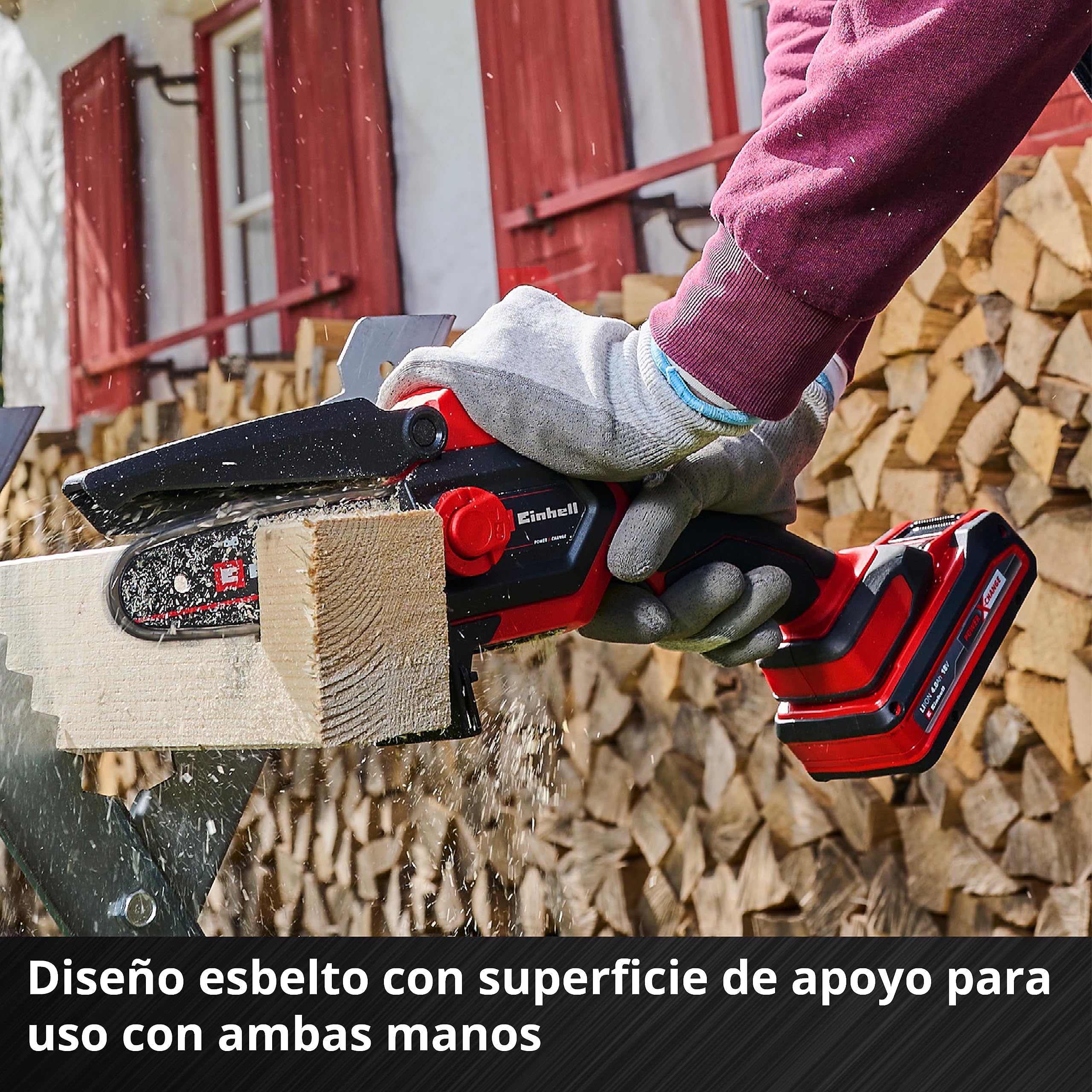 einhell-motosierra-de-poda-ge-ps-18-15-li-bl-solo-power-x-change-18v-sin-escobil image 6