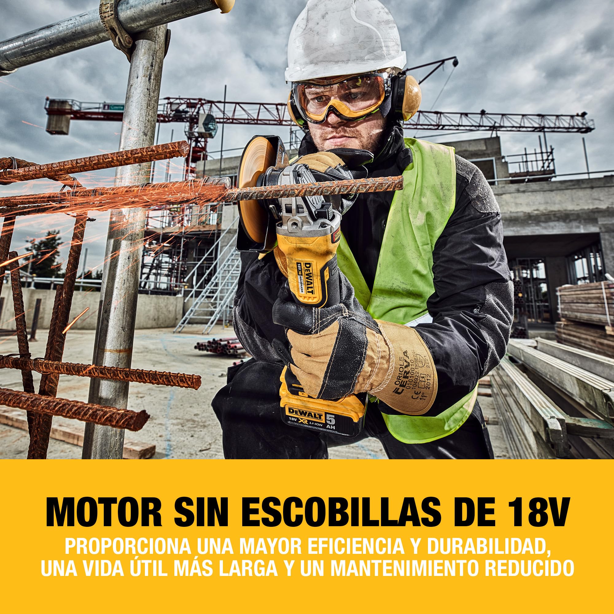 dewalt-amoladora-angular-125-mm-18v-xr-sin-escobillas-con-interruptor-de-paleta- image 2