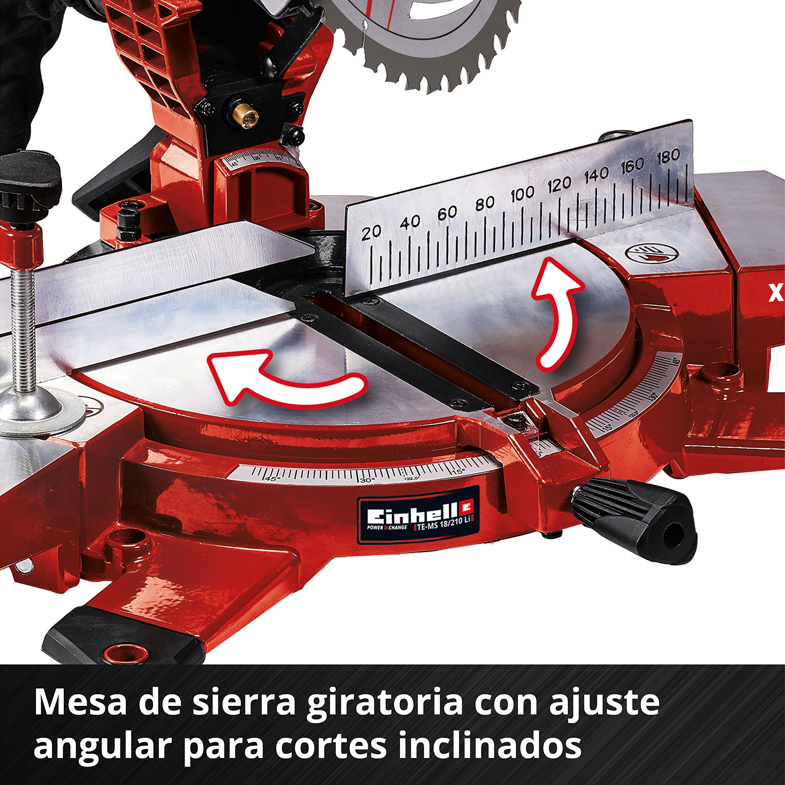 einhell-te-ms-18-210-li-solo-sierra-ingletadora-inal-mbrica-18v-power-x-change image 6