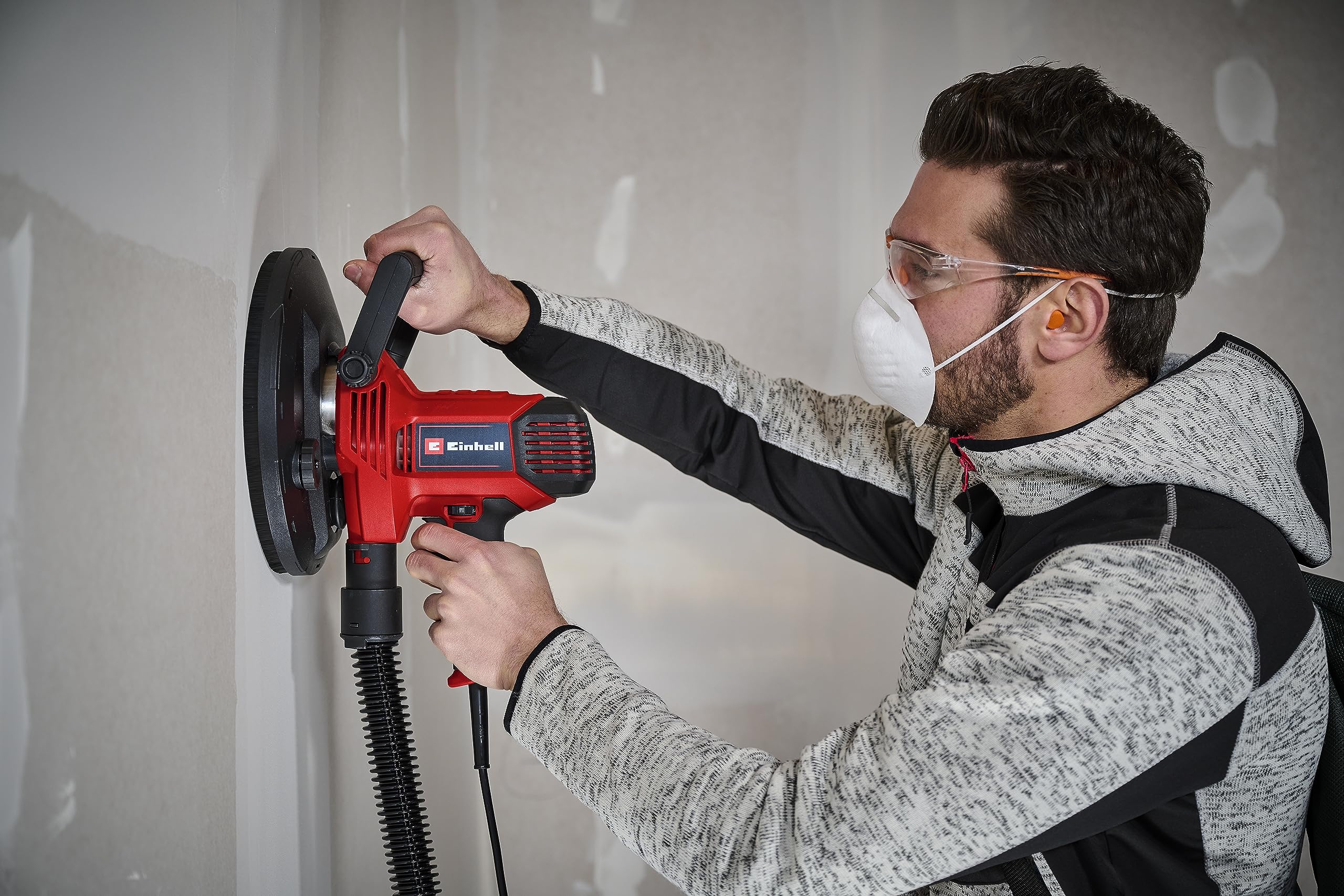 einhell-tc-dws-225-lijadora-de-construcci-n-en-seco-1220w-con-plato-de-lijado-co image 3