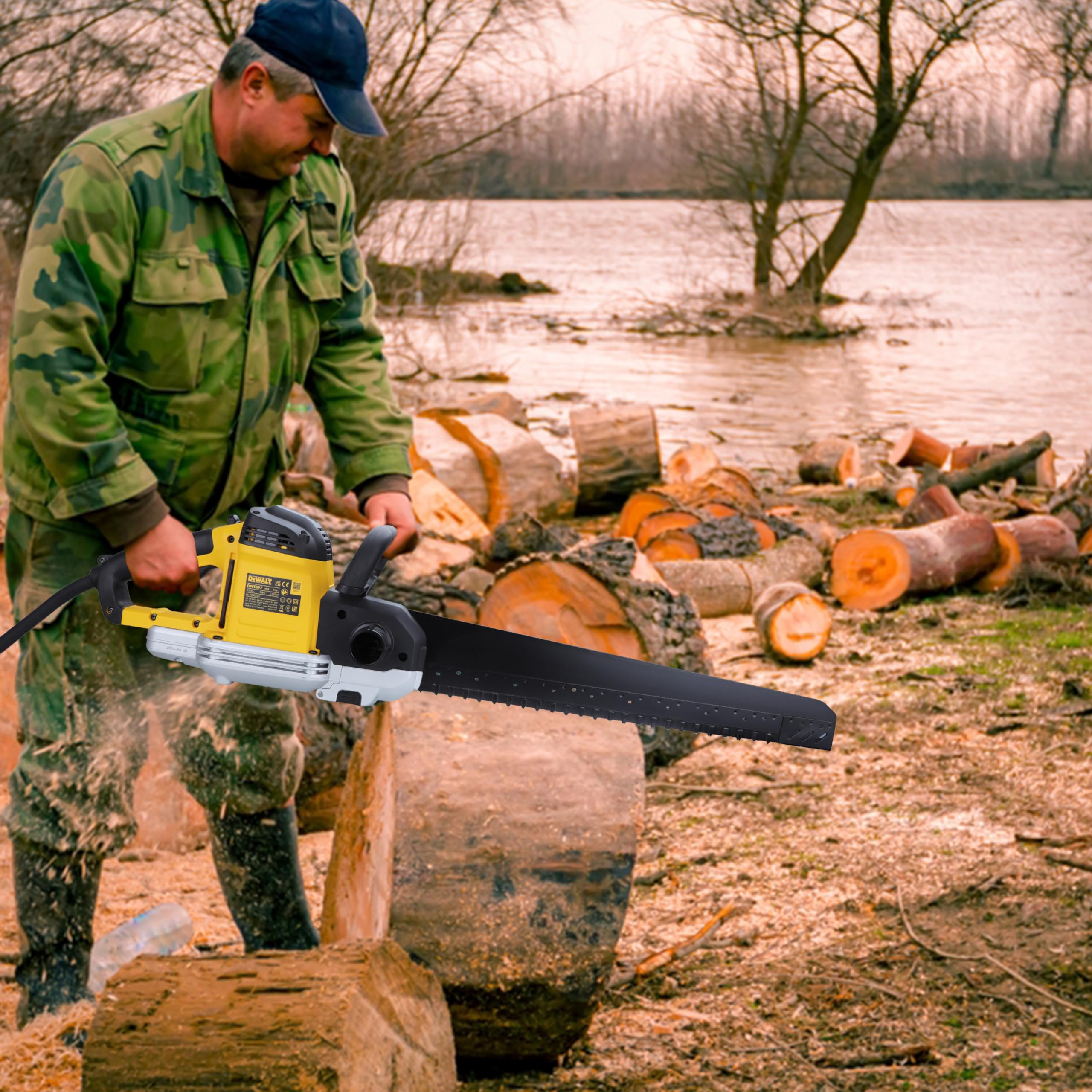 dewalt-dwe397-qs-sierra-alligator-1700w-hoja-43-cm-bloqueo-de-seguridad image 5