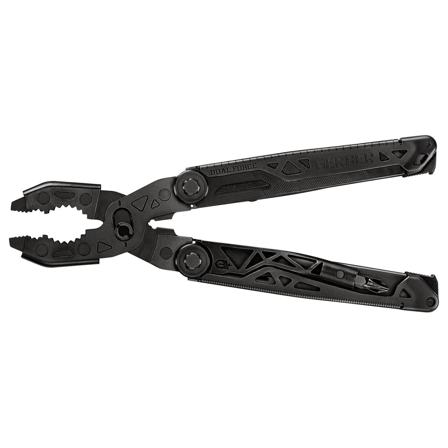 gerber-dual-force-multiherramienta-negro-mand-bula-de-doble-capa-2x-fuerza image 1