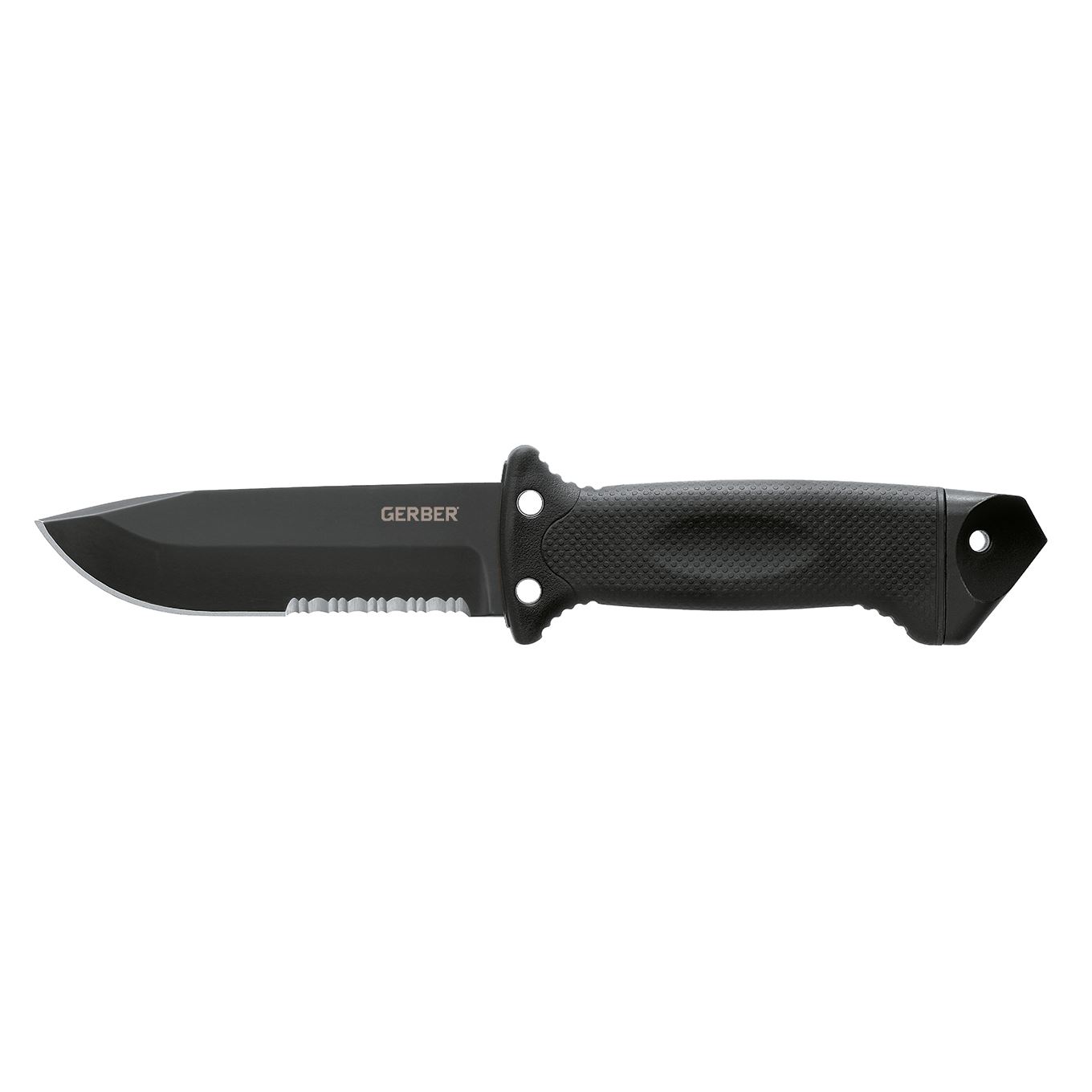 cuchillo-fijo-t-ctico-gerber-lmf-ii-infantry-negro-hoja-de-10-pulgadas-funda-mol image 1