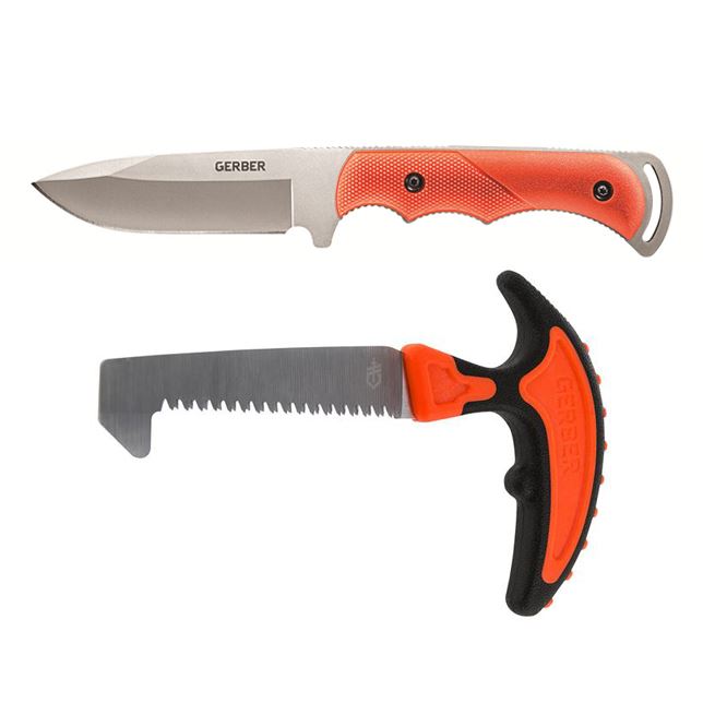 gerber-hunt-kit-set-de-caza-con-sierra-vital-saw-y-cuchillo-freeman-guide image 1